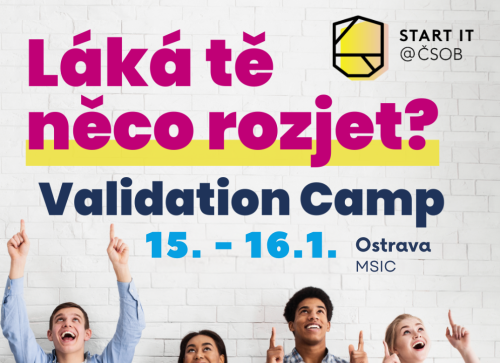 Přihlaste se na Validation Camp se StartIt @ČSOB v Ostravě