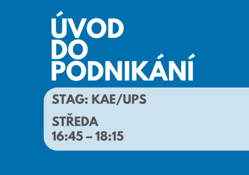 Jak začít podnikat? Pro studenty připravujeme předmět Úvod do podnikání